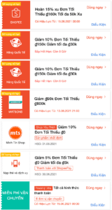 Mã giảm giá Shopee