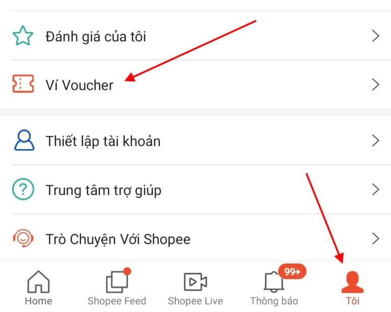 Mã giảm giá shopee